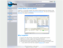 Tablet Screenshot of leapware.com